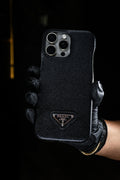 Cases Prada Cuero Negro